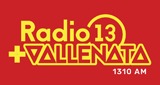 Logo Radio 13 1340 AM (Más Vallenata )