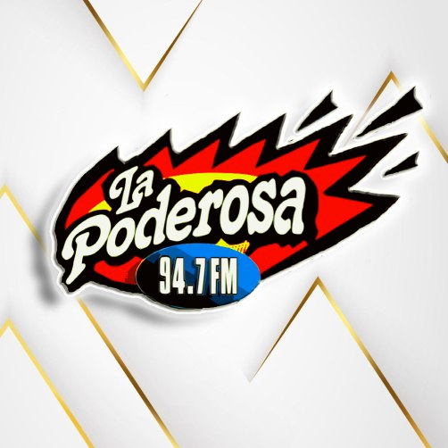 Logo La Poderosa 94.7 FM / 1480 AM - XHXU-FM / XEXU-AM - Frontera, Coahuila