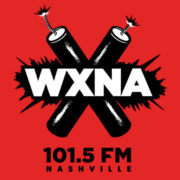 Logo WXNA 101.5 Nashville, TN "Low Power, High Voltage"