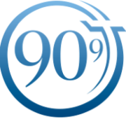 Logo KCBI 90.9 FM
