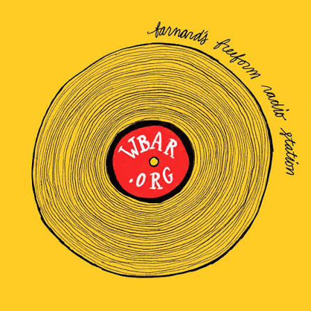 Logo WBAR Barnard College Radio