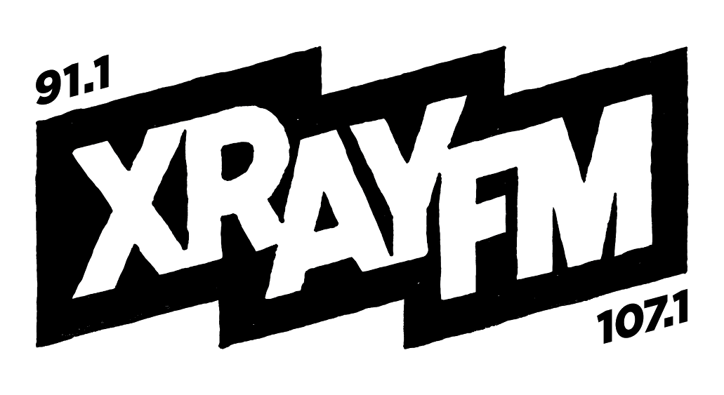 Logo KXRY 91.1 "X Ray FM" Portland, OR