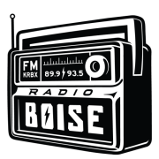 Logo KRBX 89.9 & 93.5 "Radio Boise" Boise, ID