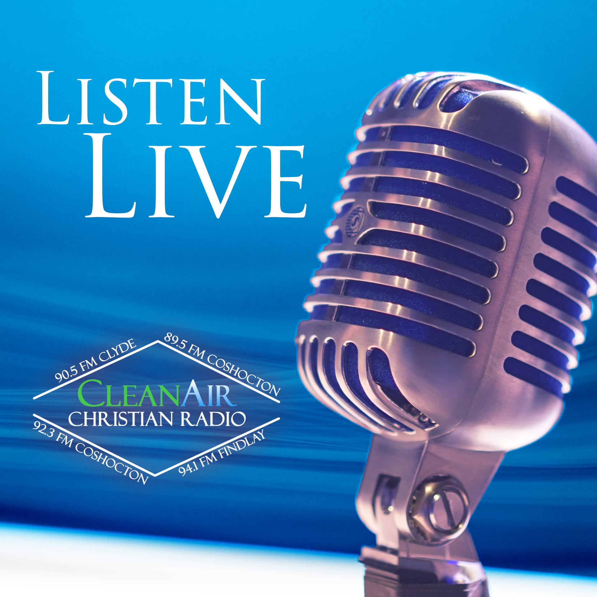 Logo Clean Air Christian Radio WHVT/WHVY