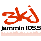 Logo KKKJ "Jammin" 105.5 FM Merrill, OR