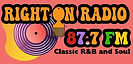 Logo 87.7 Right On Radio