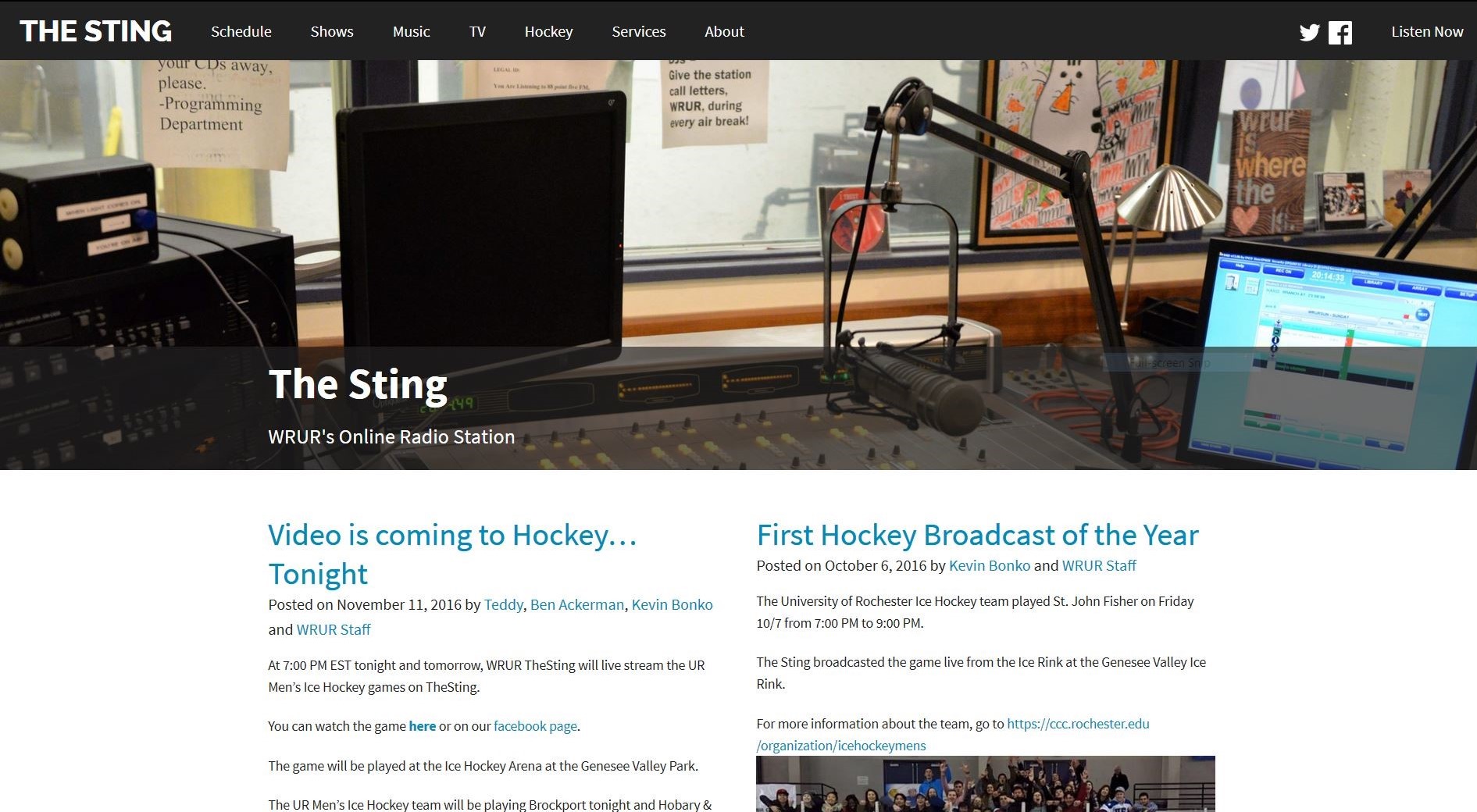 Logo WRUR 88.5 "Different Radio" Rochester, NY (MP3)