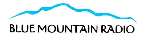 Logo KQBM-LP 90.7 & 103.7 "Blue Mountain Radio"  West Point, CA