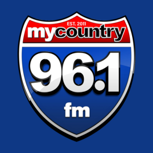 Logo WJVC "My Country 96.1" Center Moriches, NY