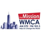 Logo AM 570 & 102.3 FM The Mission WMCA New York
