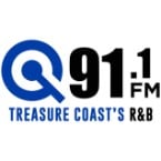 Logo Q 91.1 - The Treasure Coast's Only R&B Station